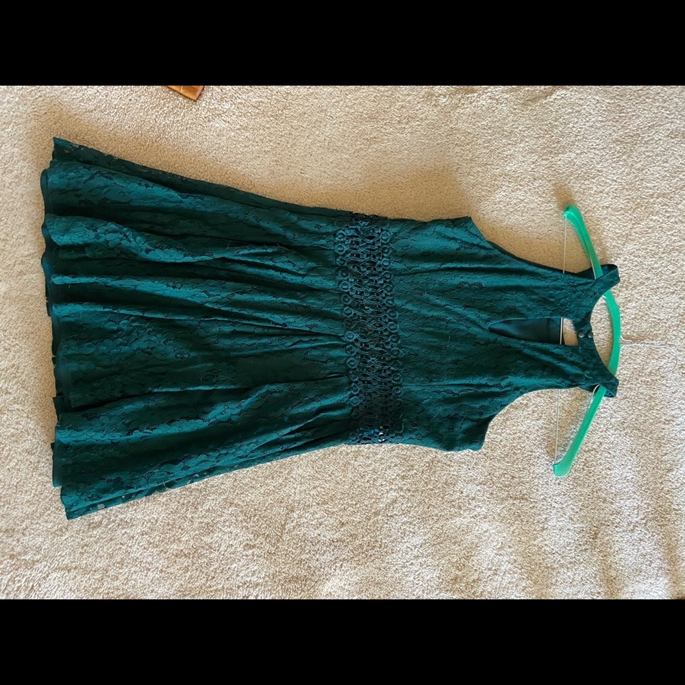 Lace mini dress